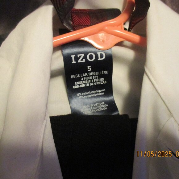 kenneth cole reaction boys suit with vest and tie sz 6 shirt sz 5 worn once - Picture 2 of 5